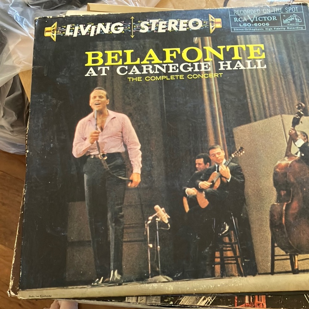 Belafonte at Carnegie Hall Vinyl Record